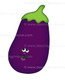 Purple clipart - purple eggplant