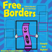 FREE Borders: Sample Pack of Basic Borders Clip Art