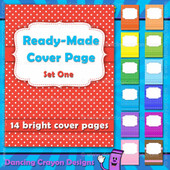 Ready-Made Cover Page: Bright Polka Dots