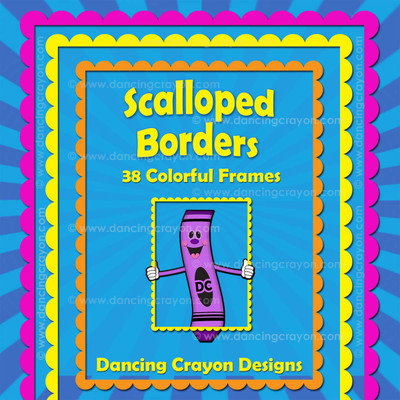 scalloped borders