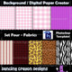 digital paper template - photoshop template - fabric designs