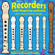 Recorder clip art and recorder fingering charts