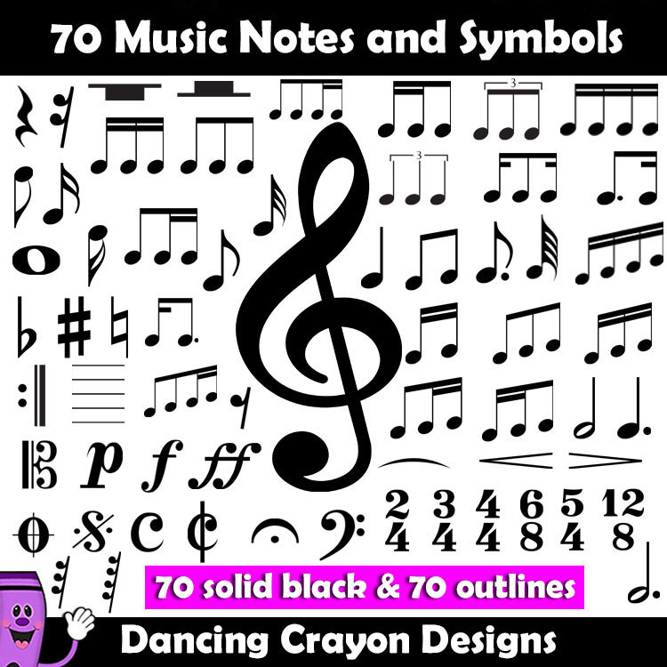 musical notes chart