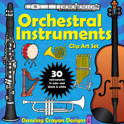 Orchestra Instruments Clip Art