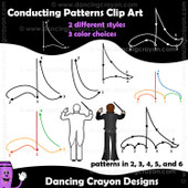 Conducting Patterns Clip Art Images