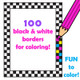 Coloring in page borders.