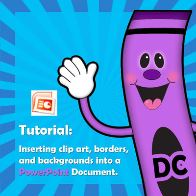 Tutorial: how to add clip art to a PowerPoint document.