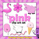 Pink clipart and pictures.  Things that are pink.