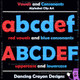 consonants and vowels clipart alphabet