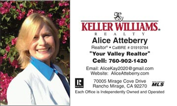 Keller Williams logo printed on 14 point or upgrade option to 16 point card stock. Printed on a white background with UV gloss coating on the front. Optional full color back printing.