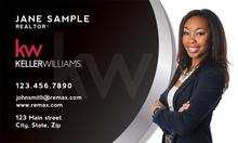 The Nicole Collection. Our top designer offers another stunning design for your business card, printed on 14 point or upgrade option to 16 point card stock with UV gloss coating on the front. Optional full color back printing.
