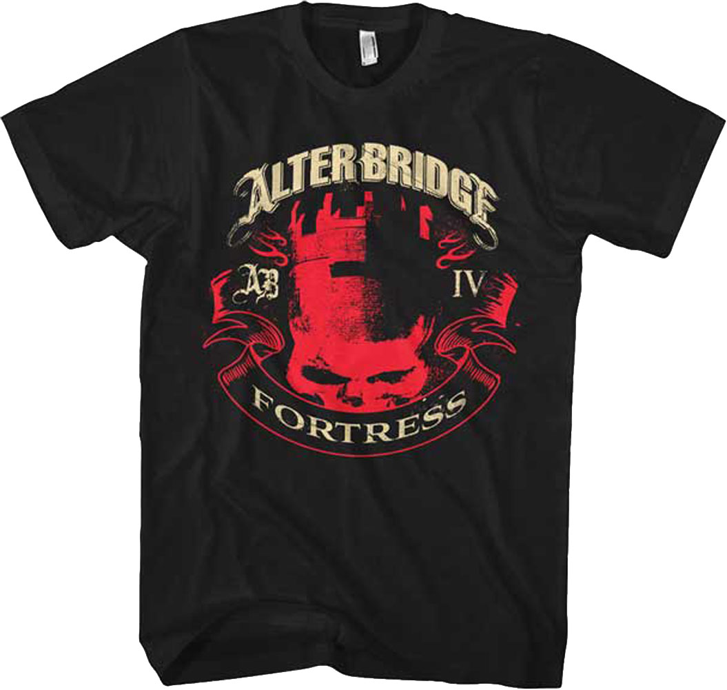 Official Alter Bridge Fortress Banner Adult T-Shirt ...