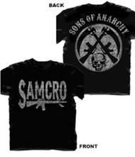 Sons of Anarchy SAMCRO Rifle Logo Adult T-Shirt