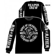 Sons of Anarchy Moto Club Reaper Crew Logo Adult Long Sleeve T-shirt