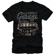 Gas Monkey Garage Flag Filled Adult T-shirt