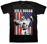 WWE Legends Hulk Hogan Americana Adult T-shirt