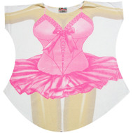 Ballerina Bikini Cover up T-shirt Lady's Fun Wear