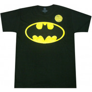 DC Comics Batman Logo Glow In Dark Adult T-Shirt