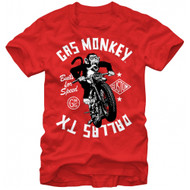Gas Monkey Garage Monkey Moto Adult T-shirt