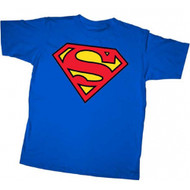 Superman Classic Shield Logo Adult T-Shirt