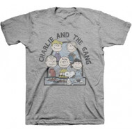 Peanuts Charlie Brown And The Gang Adult T-shirt