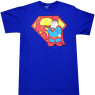 Family Guy DC Comics Superman Superdog Peter Adult T-shirt
