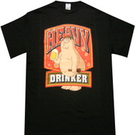Family Guy Peter Heavy Drinker Adult T-shirt