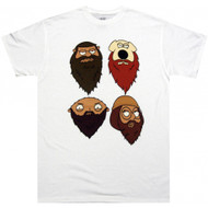 Family Guy Beards Adult T-shirt