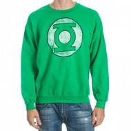 DC Comics The Green Lantern Logo Adult Crew Sweatshirt