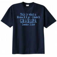 This Is What a Really Cool Grandpa Looks Like Funny T-shirt