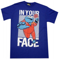 Sesame Street Cookie Monster In Your Face T-shirt