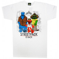 Sesame Street The Streetpack Is Back White T-shirt