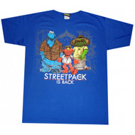 Sesame Street The Streetpack Is Back Blue T-shirt