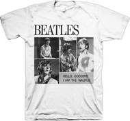 The Beatles 4 Blocks Hello Goodbye Adult T-Shirt