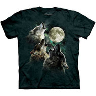 Three Wolf Moon Tie Dye Youth T-shirt