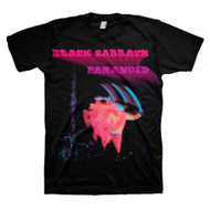 Black Sabbath Paranoid Motion Trails Adult T-shirt