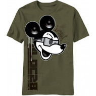 Disney Mickey Mouse Old Paper Adult T-shirt