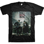 Eminem Bad Meets Evil Burnt  Adult T-Shirt