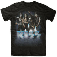 Kiss Blue Logo Pose T-Shirt