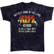 Kiss Road Crew 77 Tie Dye Adult T-Shirt