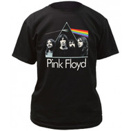 Pink Floyd Dark Side Of The Moon Band Photo Adult T-Shirt
