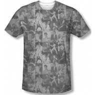 Elvis Presley The TCB Crowd Vintage Feel Sublimation Print T-shirt