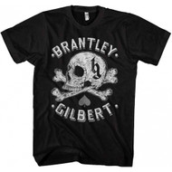 Brantley Gilbert Skull Adult T-Shirt