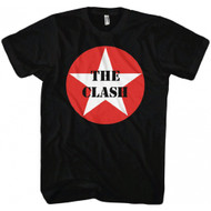 The Clash Star Logo Adult T-shirt