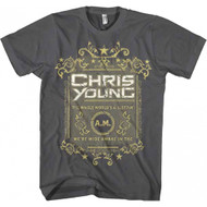 Chris Young The Whole World's A Sleepin Adult T-shirt