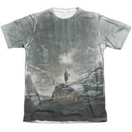The Hobbit Desolation Of Smaug Big Poster Vintage Feel Sublimation Print T-shirt