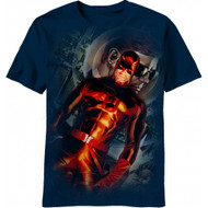Marvel Daredevil Zee Deevil 75th Anniversary Adult T-shirt