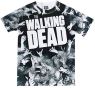 The Walking Dead Walker Mosh Pit Dye Sublimated Adult T-Shirt