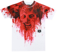 The Walking Dead Walkers in Blood Stain Dye Sublimated Adult T-Shirt