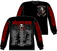 The Walking Dead Survivor Us And The Dead Long Sleeve Shirt